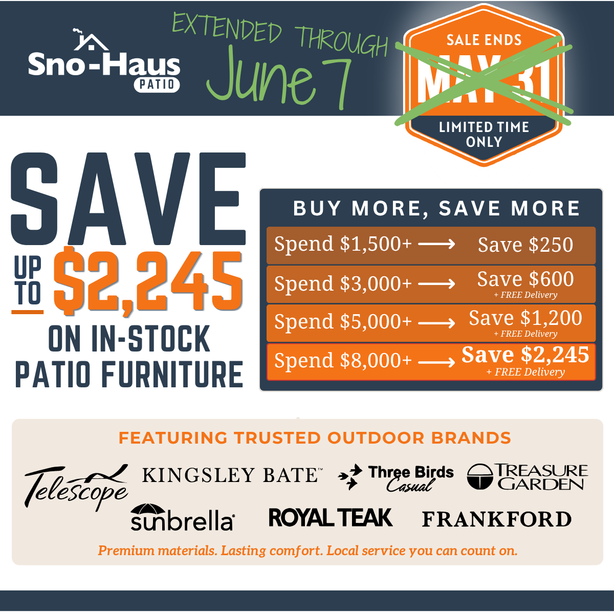 Due to Popular Demand: Our Patio Event Has Been Extended Through June 7
