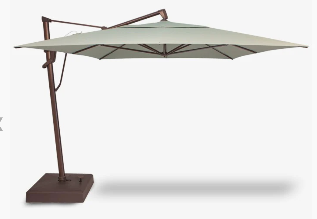 cantilever patio umbrella vs PURPLE LEAF 10ft Durable Outdoor Umbrella, UV Umbrella, Grey, Garden Sun Easy to Setup and Operate Best Cantilever Umbrellas 2025 -