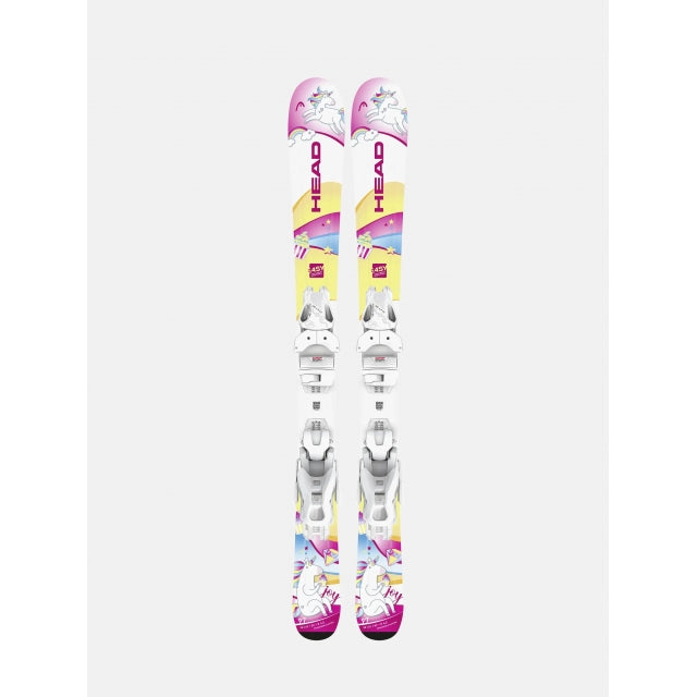 Head Unicorn Easy Skis w/ JRS 4.5 GW Bindings