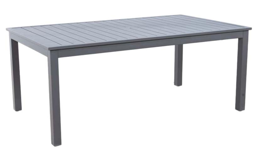 Life Outside Cast LO Slat Parson Dining Tables / Black