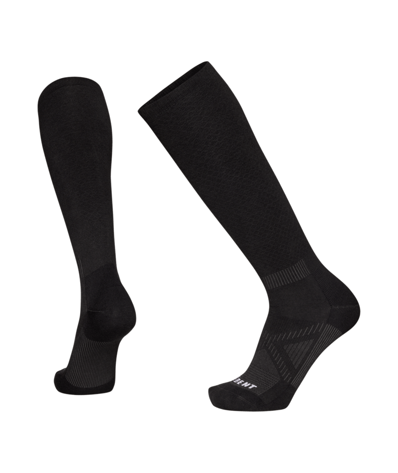 Le Bent Compression Zero Cushion Snow Sock Black