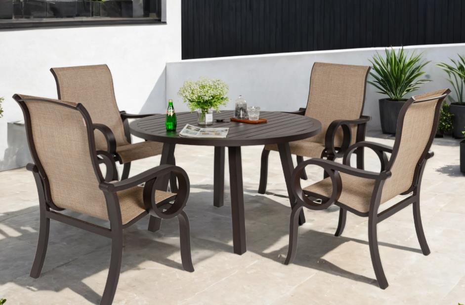 Life Outside Cast LO Slat Dining Tables