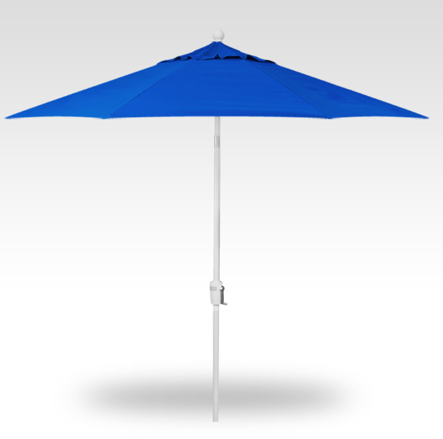 cobalt patio umbrella 9' Octagon Market Umbrella with Crank Lift & Push Button Tilt