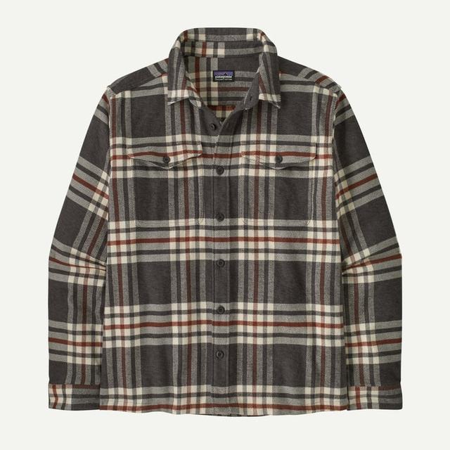 Patagonia Ms Fjord Flannel Shirt Catch: Ink Black
