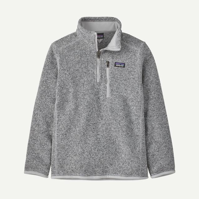 Patagonia Ks Better Sweater 1/4 Zip Birch White