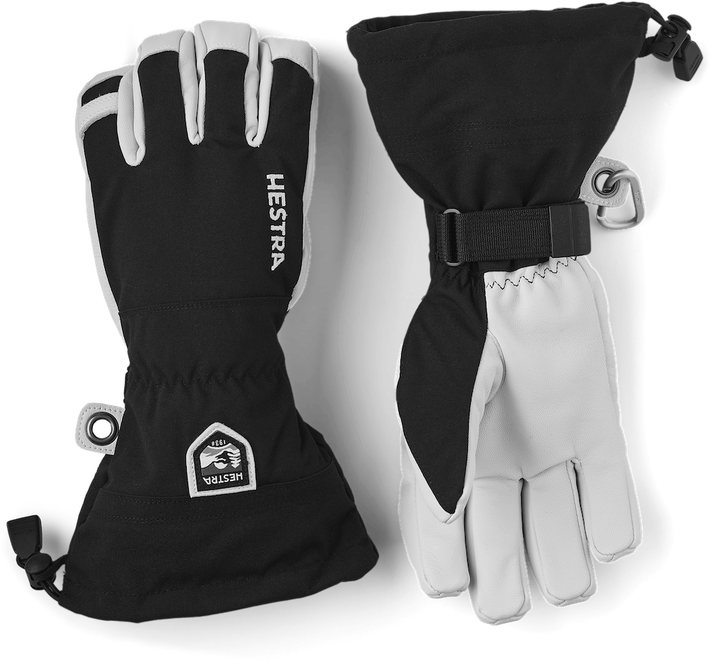 Hestra Army Leather Heli Ski Glove Black