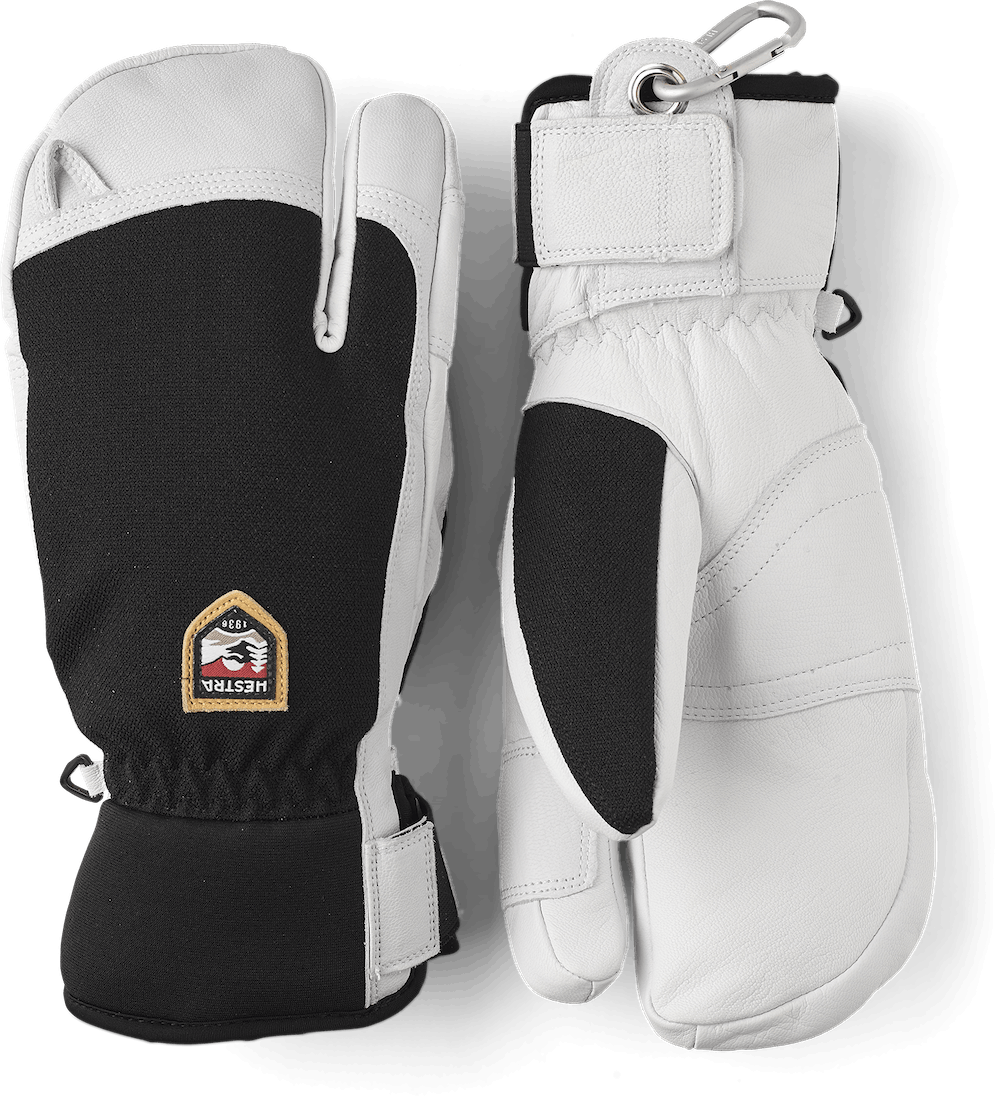 Hestra Army Leather Patrol 3-Finger Glove Black
