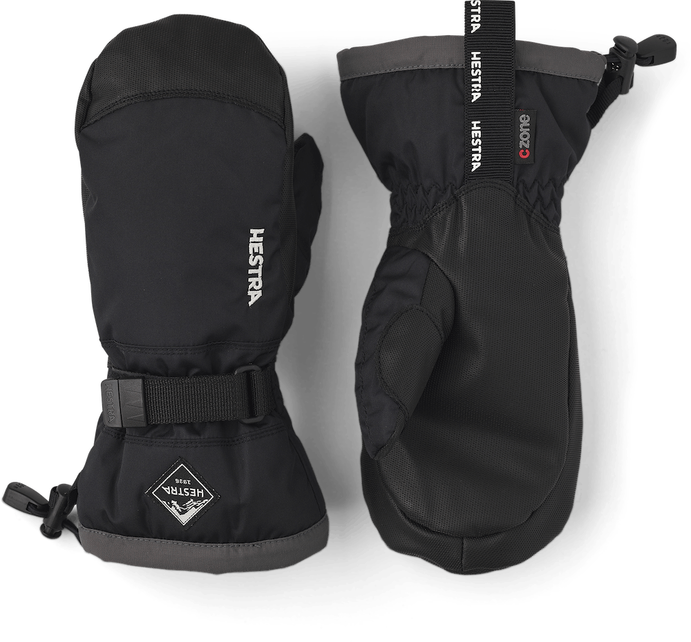 Hestra Gauntlet CZone Junior Mitten Black / Graphite