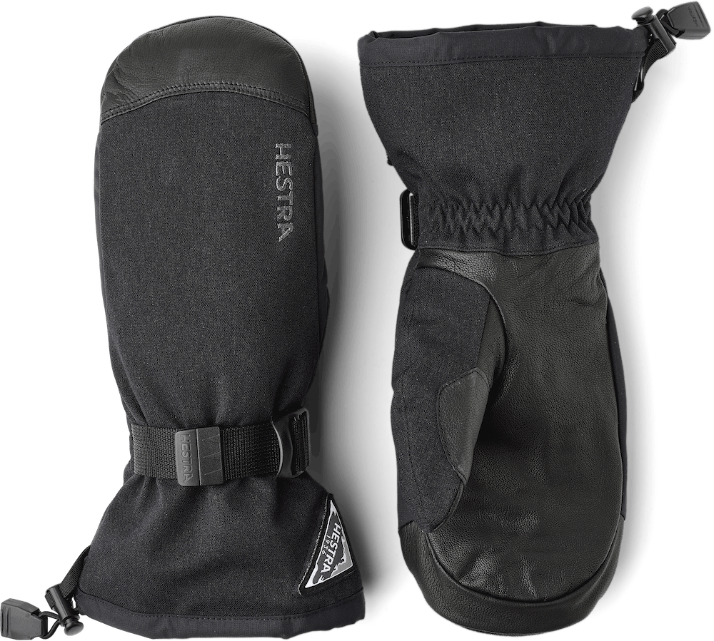 Hestra Powder Gauntlet Mitt Black