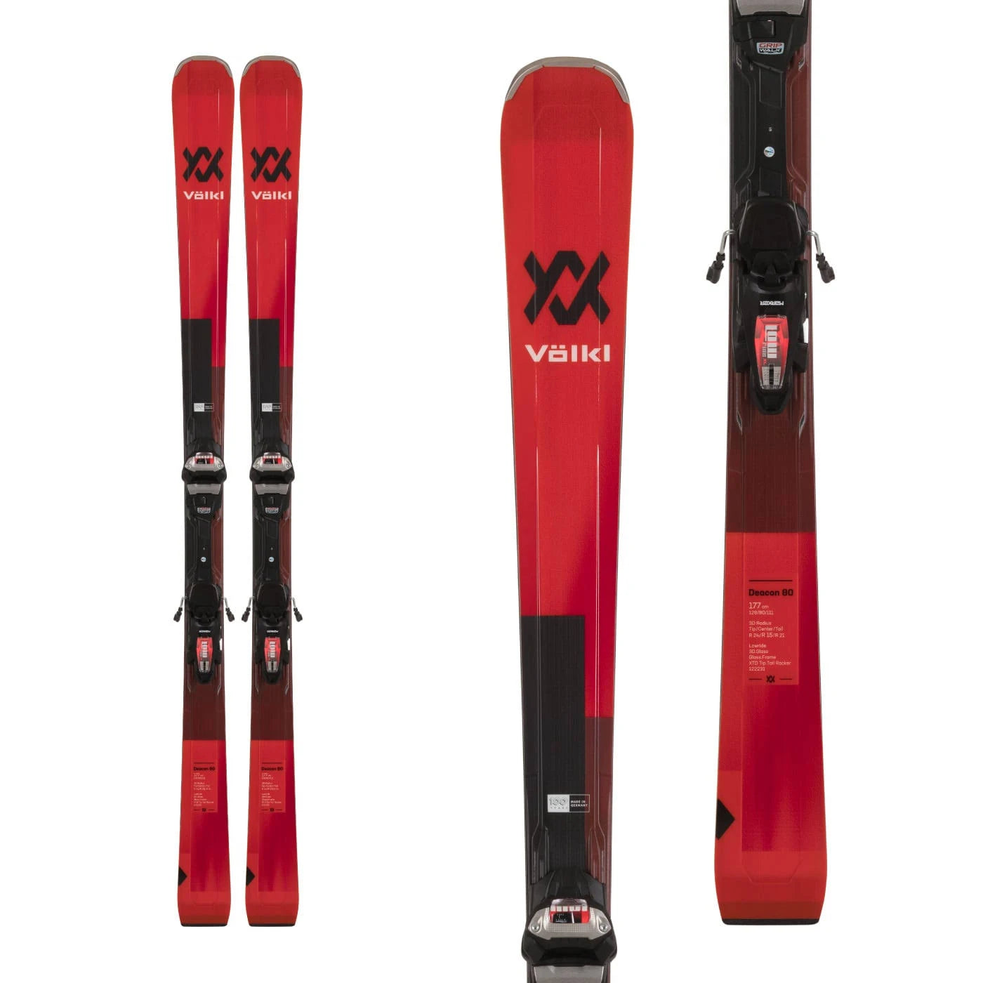 2023 Volkl Deacon 80 Skis W/ Lowride Xl 13 Fr Gw Bindings – Sno-Haus