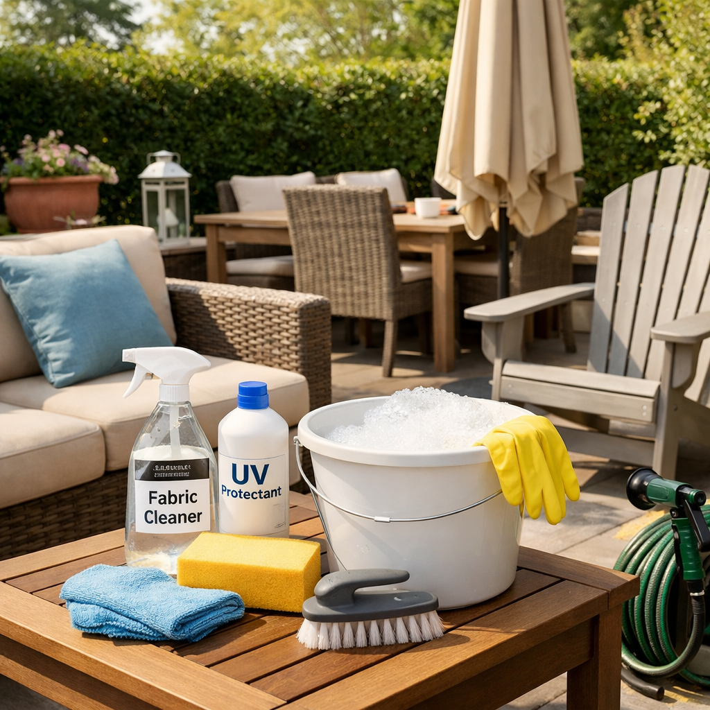 How to Clean and Protect Patio Furniture, Cushions, and Outdoor Fabrics