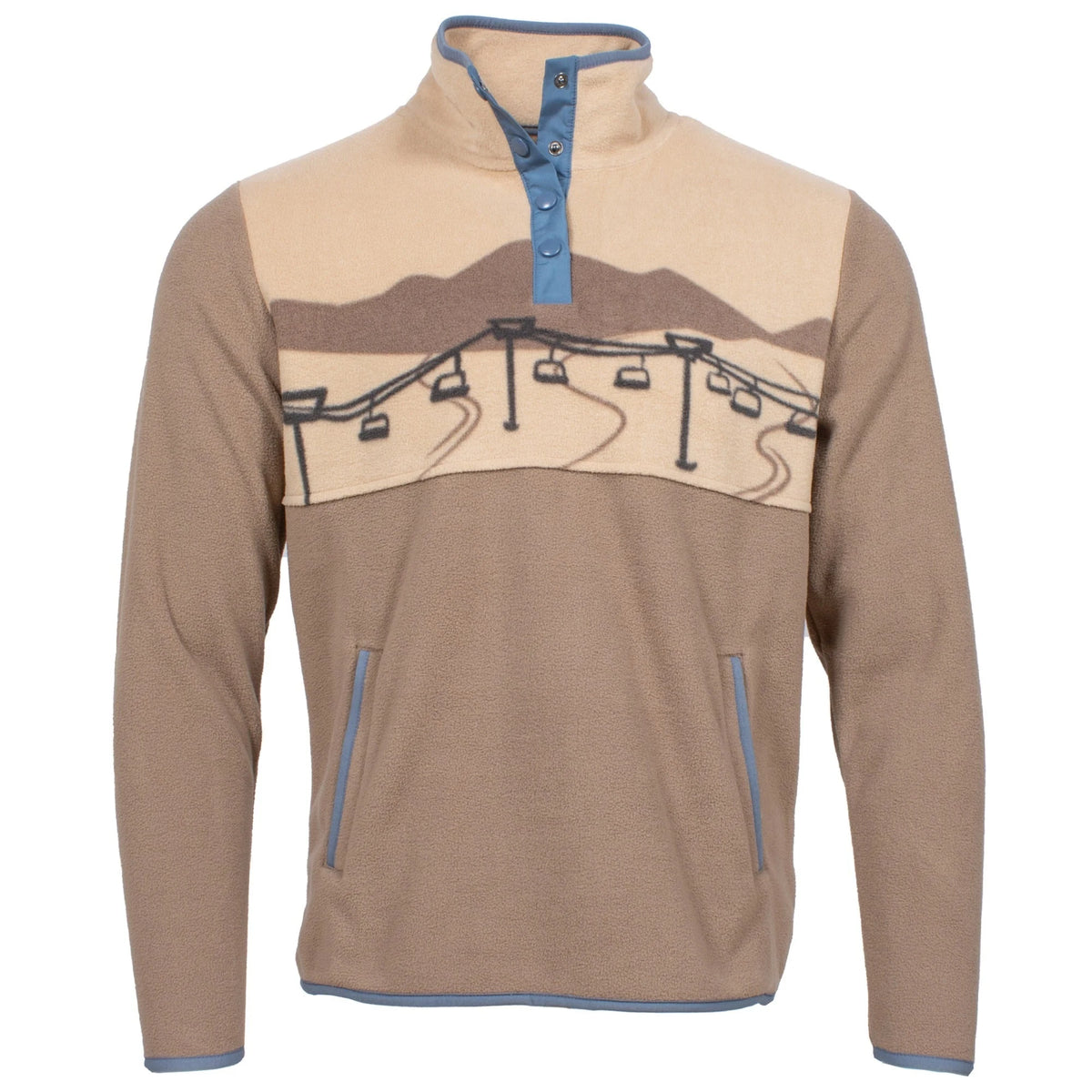 Jack & Sage Ascent Fleece in Chesnut, front
