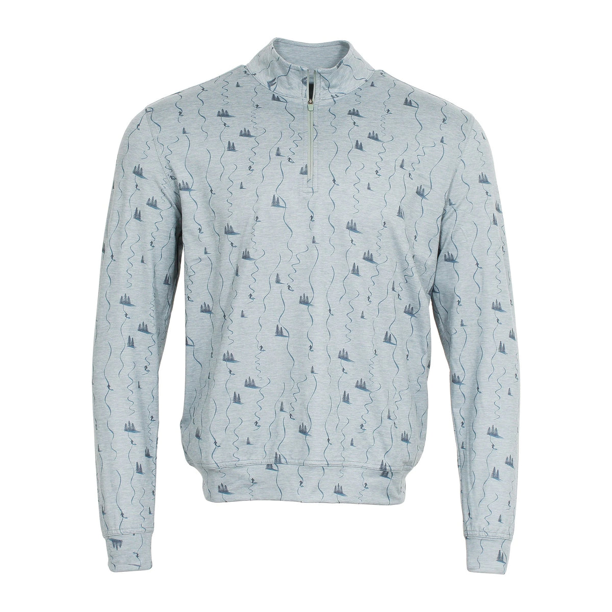 Jack & Sage Blue Sky Pow Performance Tek in Glacial Blue, front