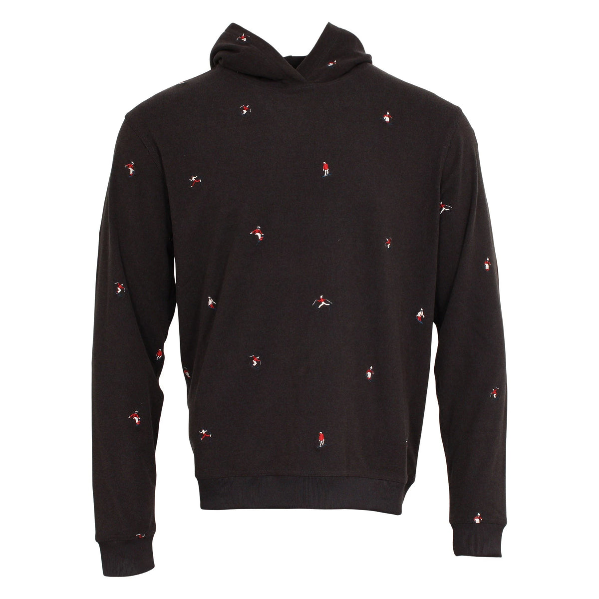 Jack & Sage Liftlines 2.0 Eco Hoodie in Obsidian, front