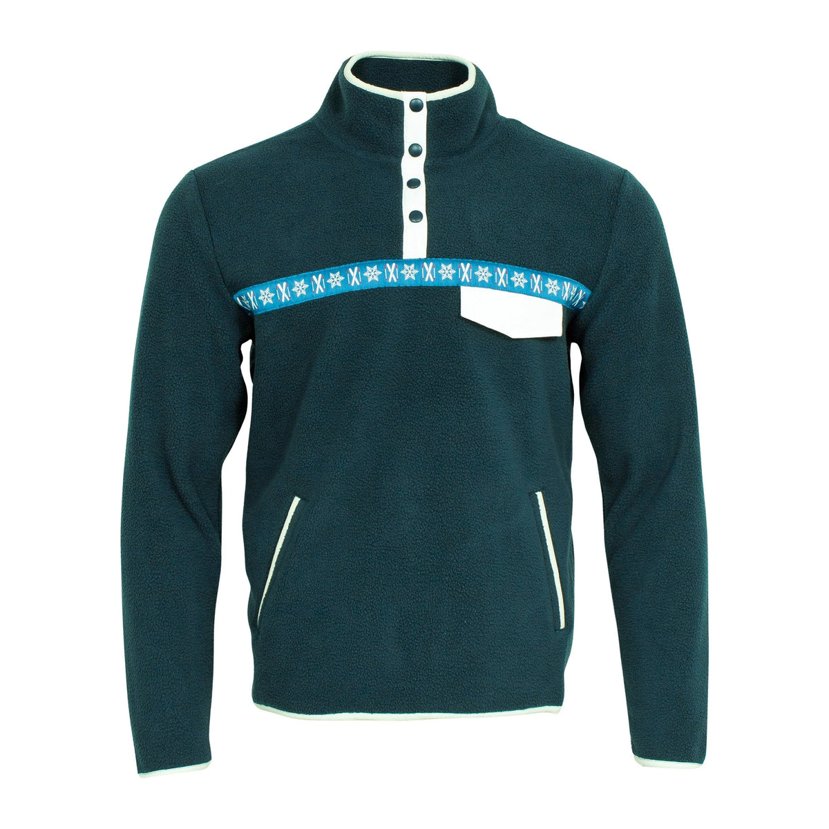 Jack & Sage Retro Midnight Fleece in Midnight, front