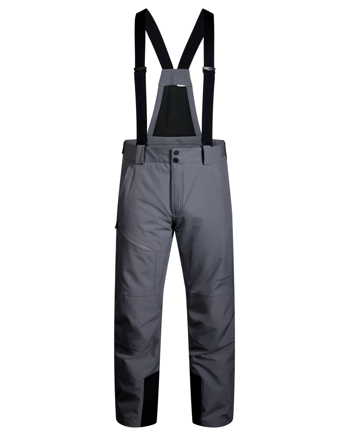 Obermeyer Force Suspender Pant in Slate, front