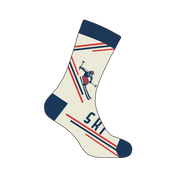 Jack & Sage Retro Ripper Merino Sock in Multi, front