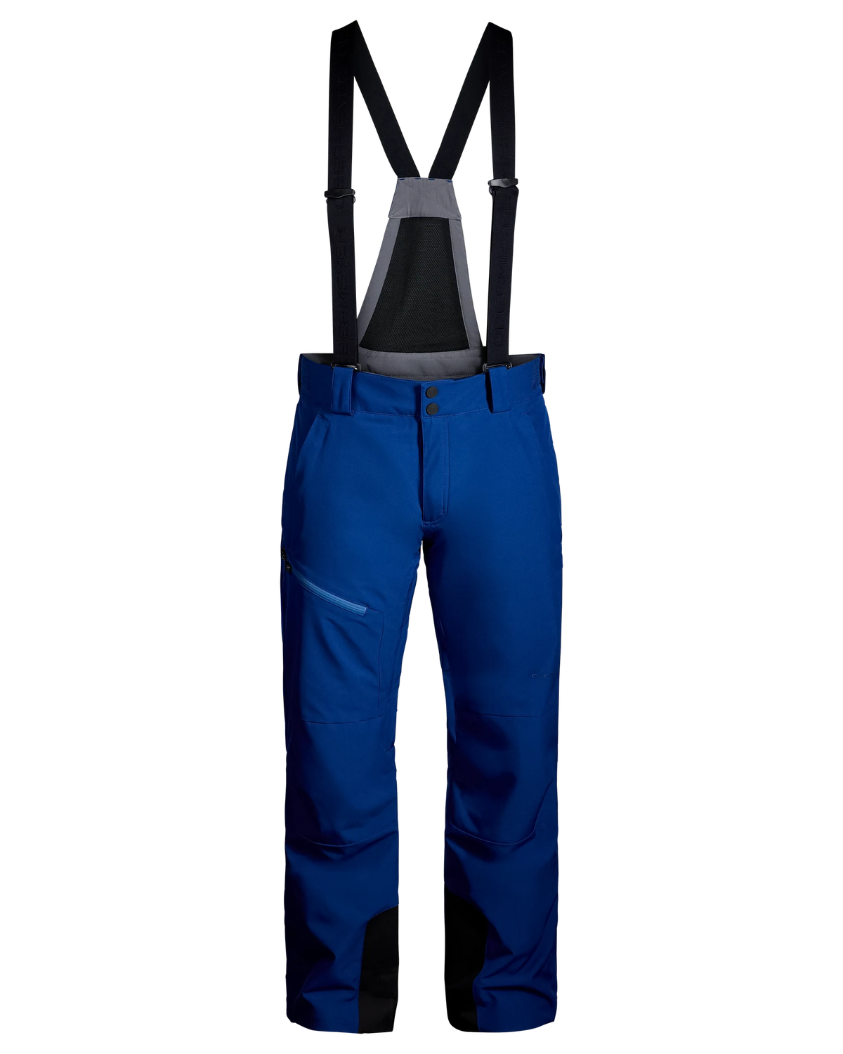 Obermeyer Force Suspender Pant in Cowboy Blue, front