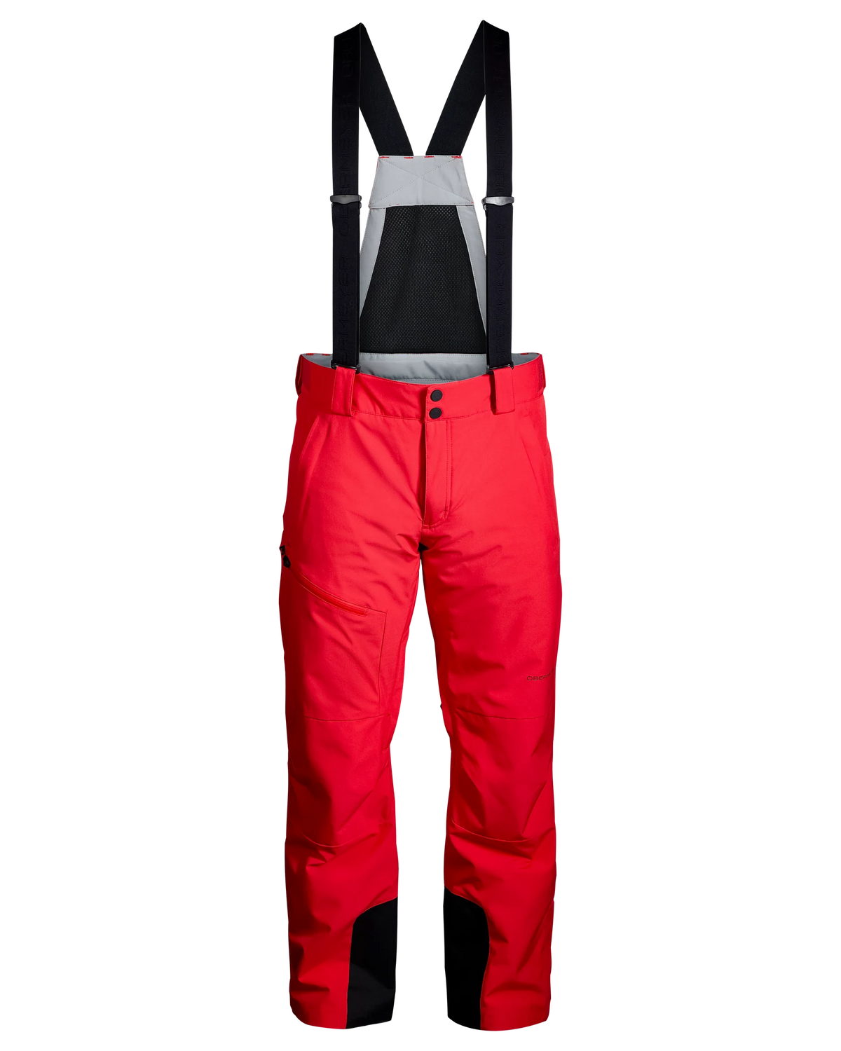 Obermeyer Force Suspender Pant in Roma Red, front