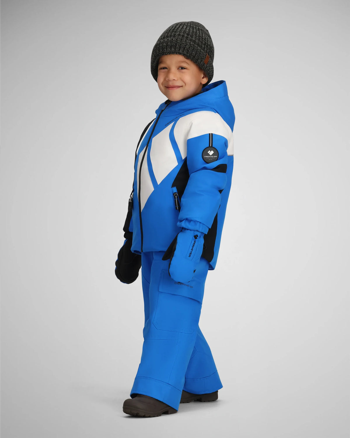 Obermeyer Orb Jacket in Blue vibes, side