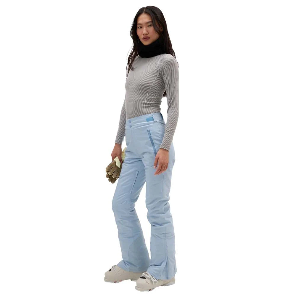 Halfdays Alessandra Pant in Blue Fog, side view