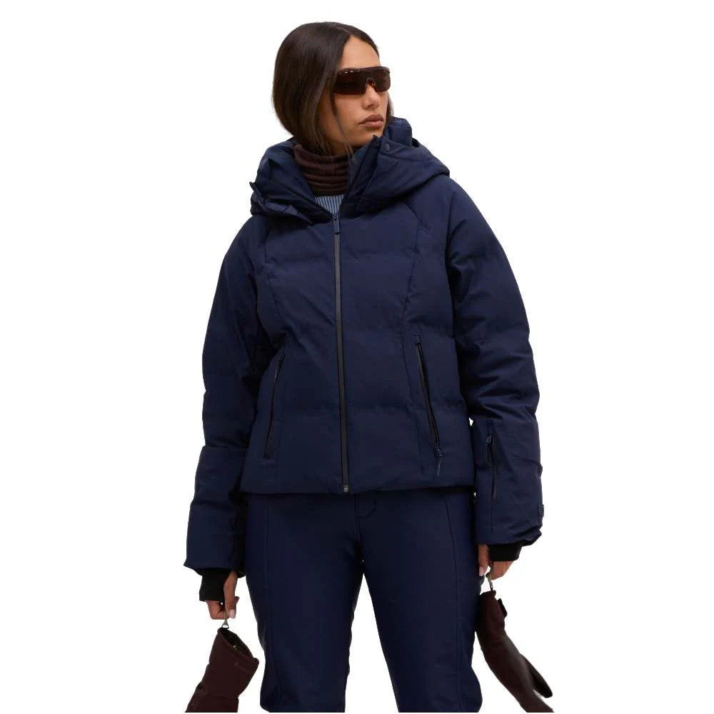 Halfdays Georgie Jacket in Navy, on-body front