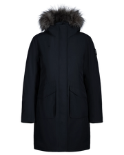Obermeyer Sojourner Down Jacket in Black, front