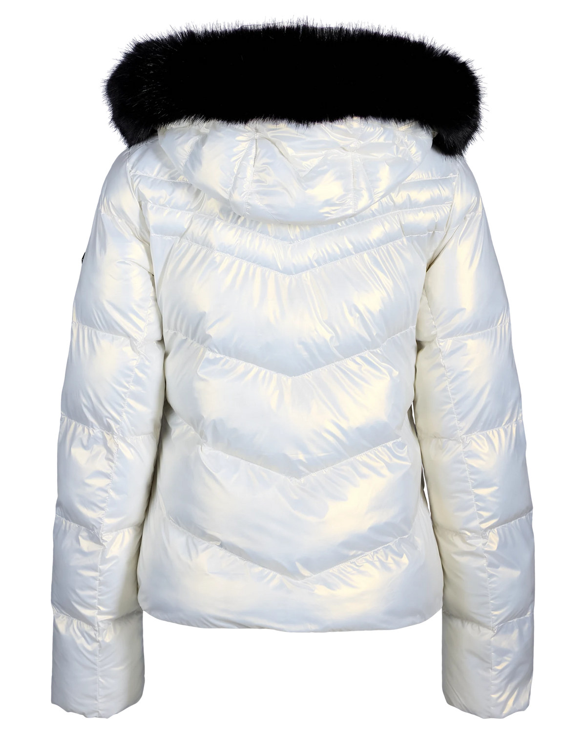 Obermeyer Bombshell Luxe Jacket in White, back