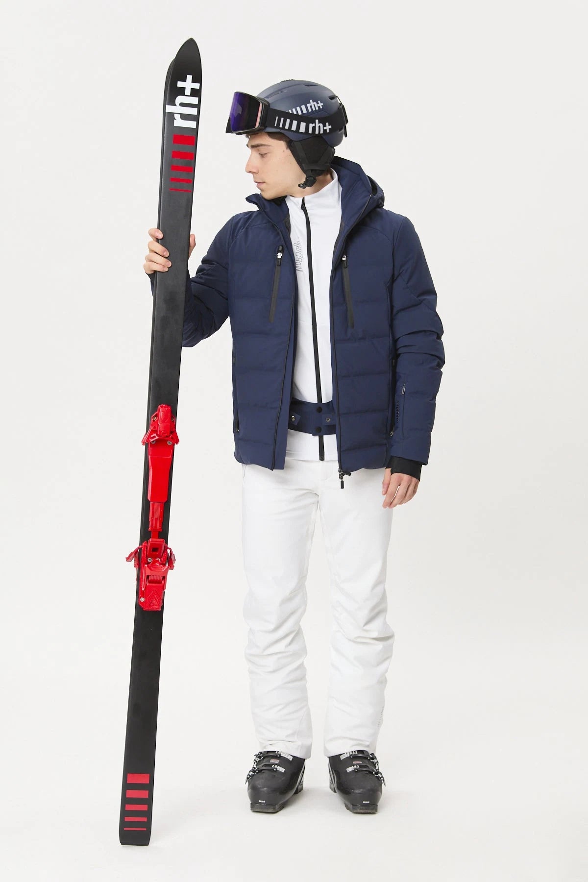 rh+ Stratos Jacket in Absolute Blue, full outfit view on model
