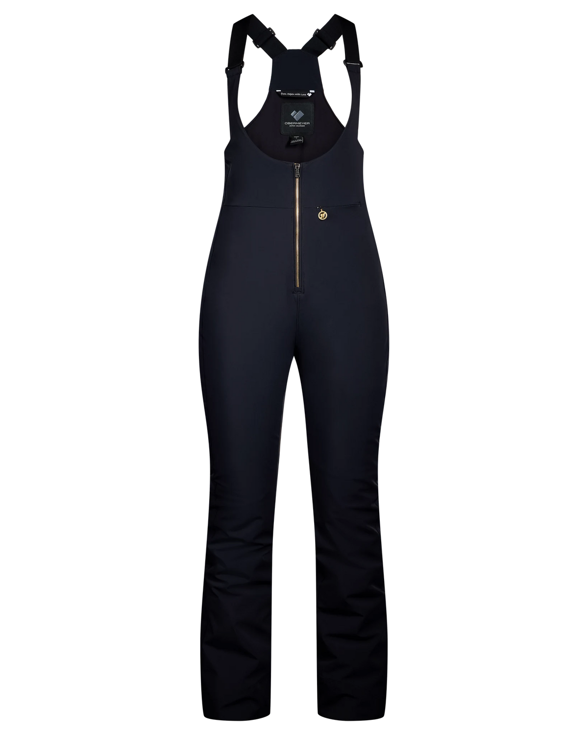 Obermeyer Cloud Nine Bib Pant in Black, front