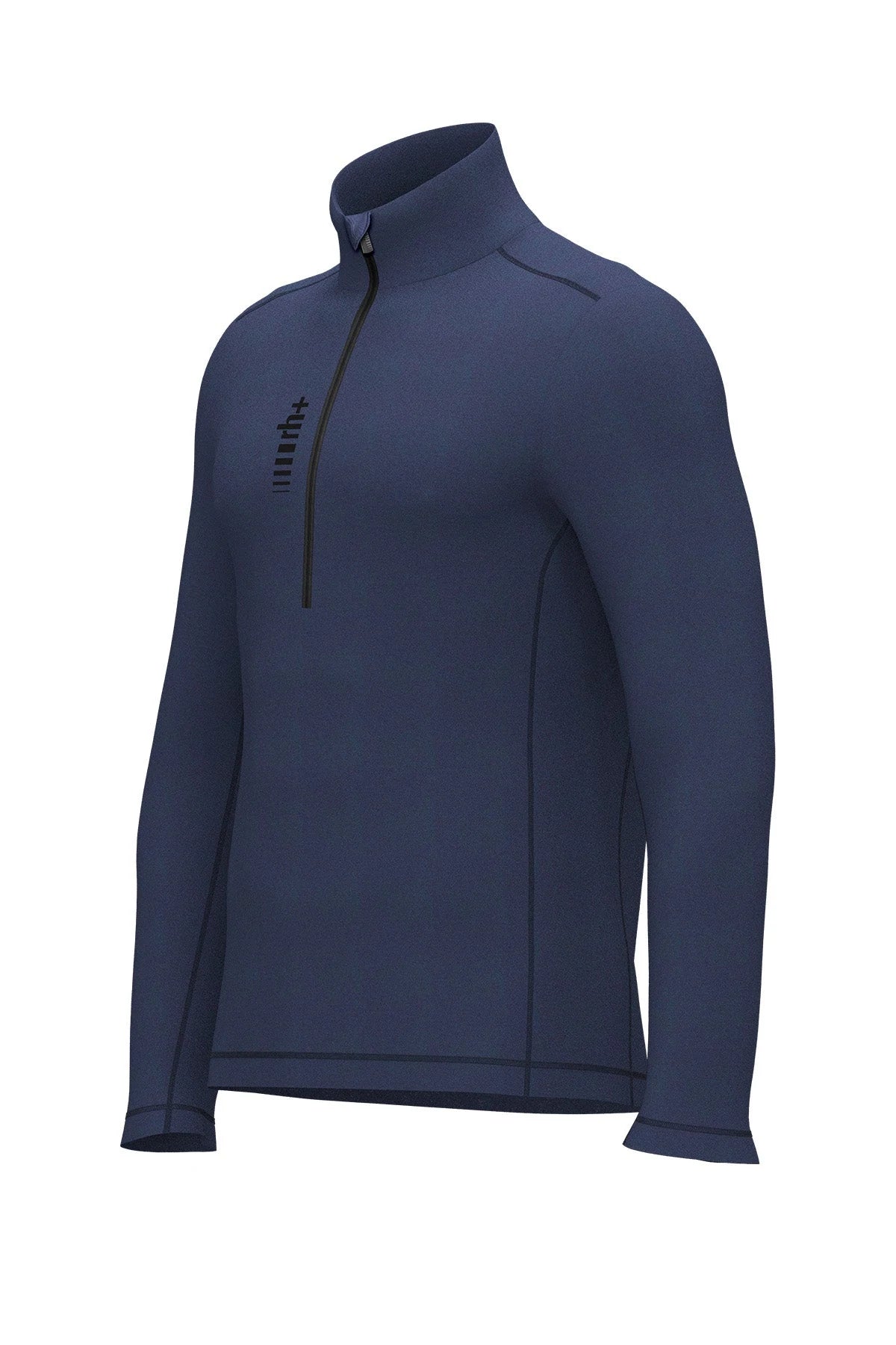 rh+ Veil Half Zip Jersey in Absolute Blue, side/three-quarter view