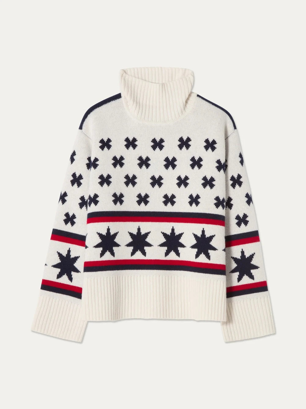 We Norwegians EMU x WN Sweater Women's in Off white, front product view