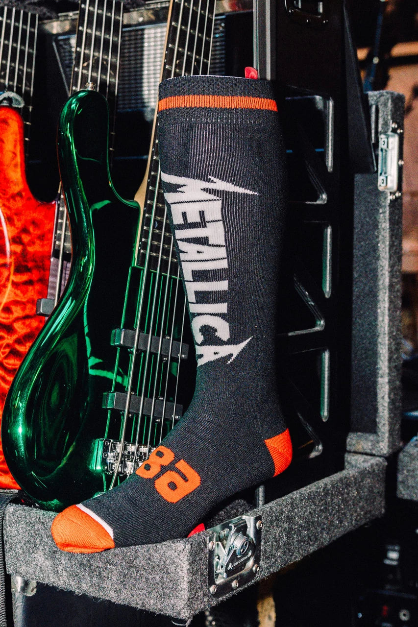 686 Mens Metallica Socks - 2pk in Assorted, lifestyle detail