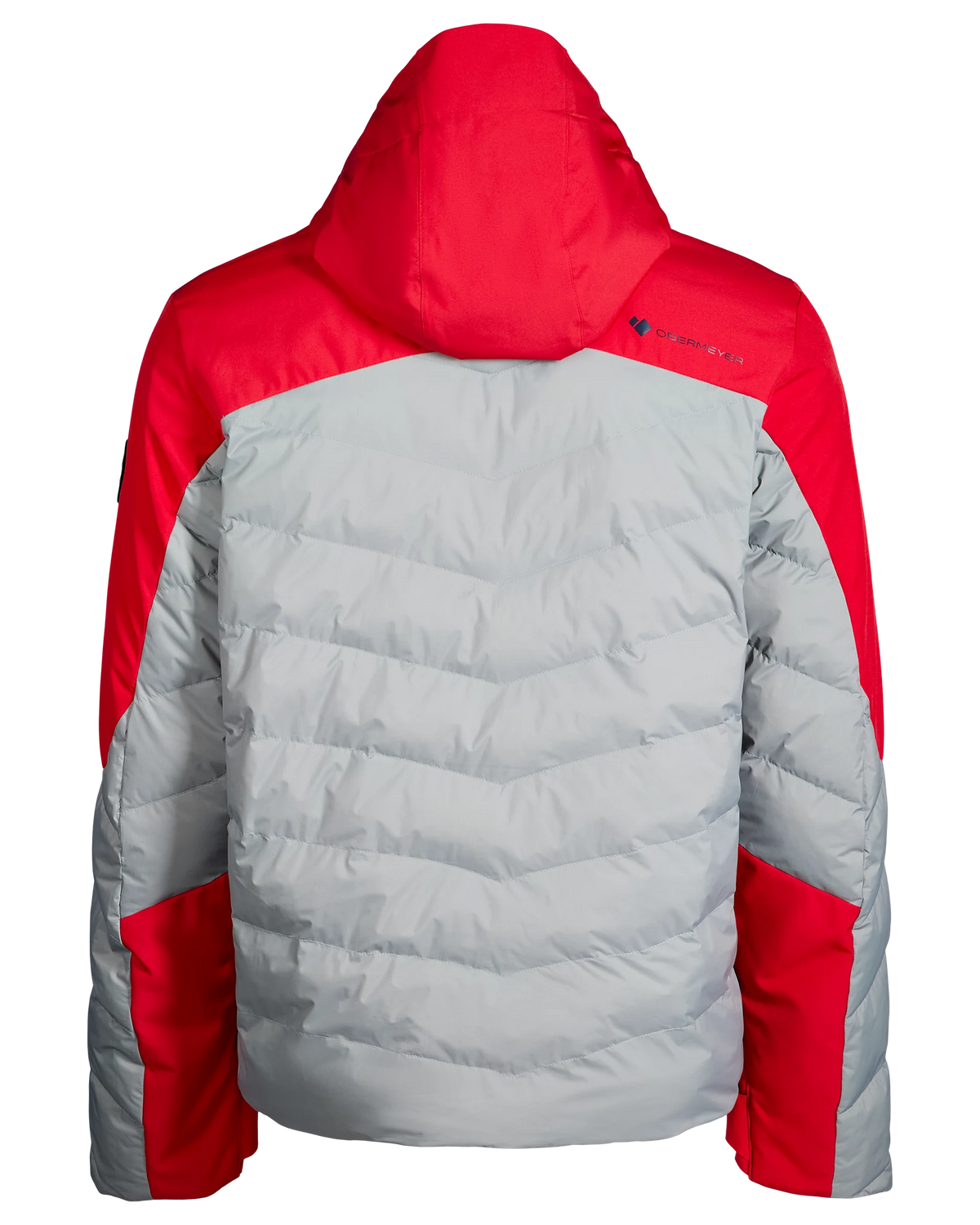 Obermeyer Braun Quilted Jacket in Roma Red, back