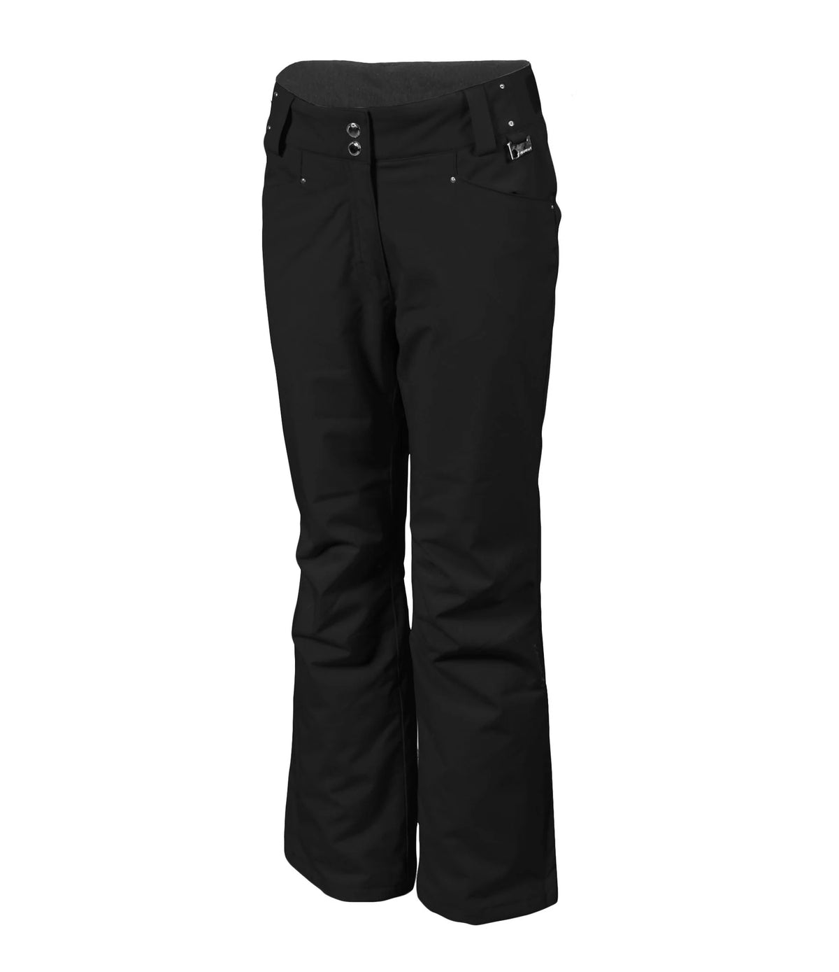 Karbon Diamond II Women's Ski Pants in Black, front