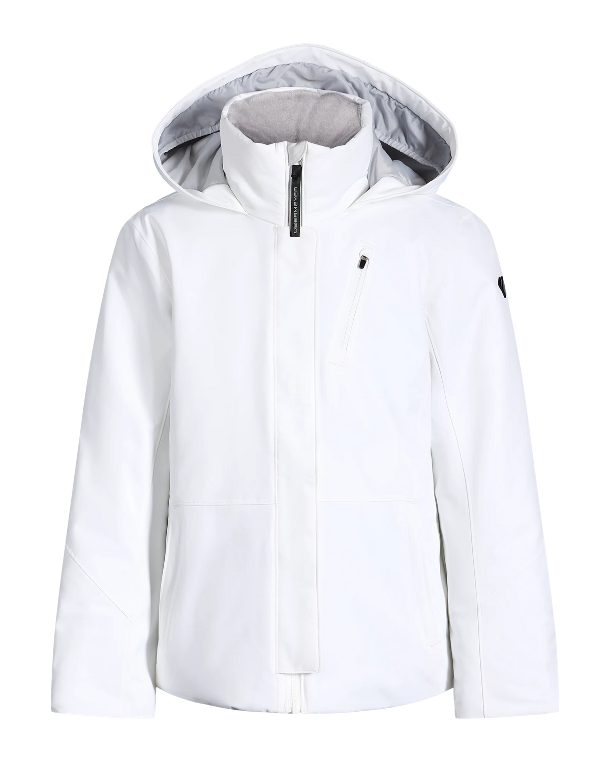 Obermeyer Kennedy Jacket in White, front