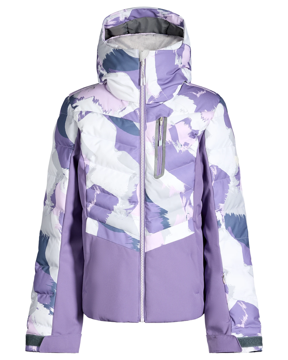 Obermeyer Teen Girl Cosima Jacket in Misty Camo, front