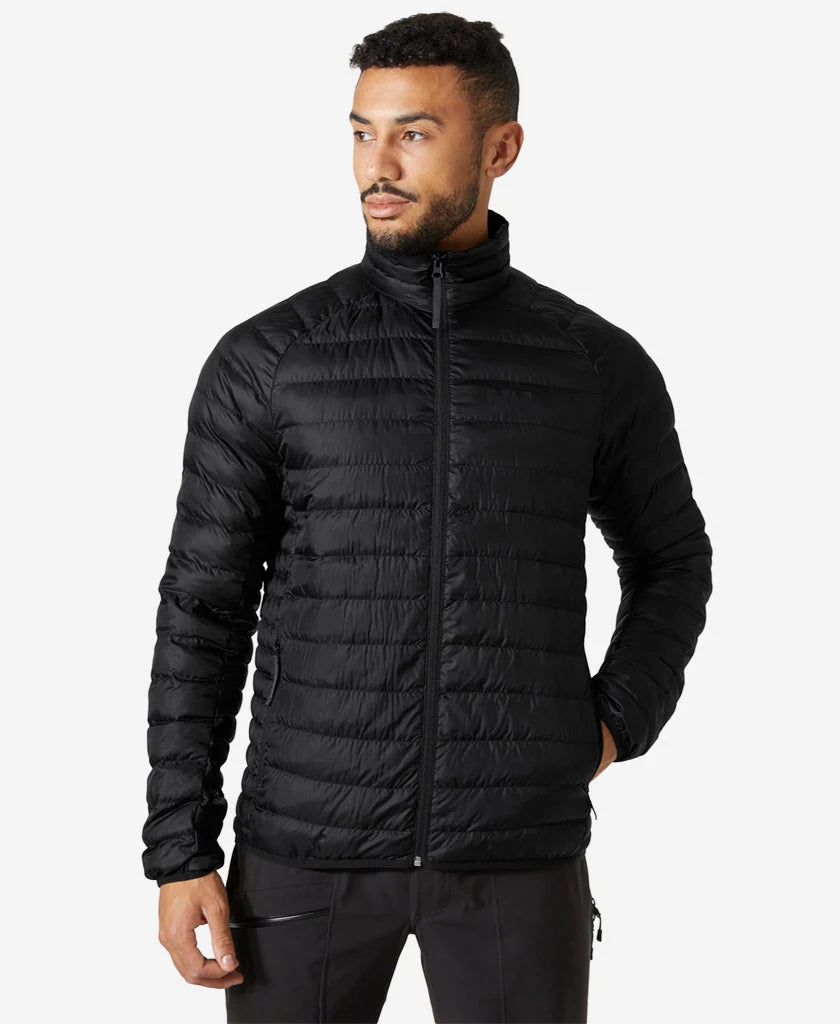 Helly Hansen Banff Insulator Jacket in Black, on-body front