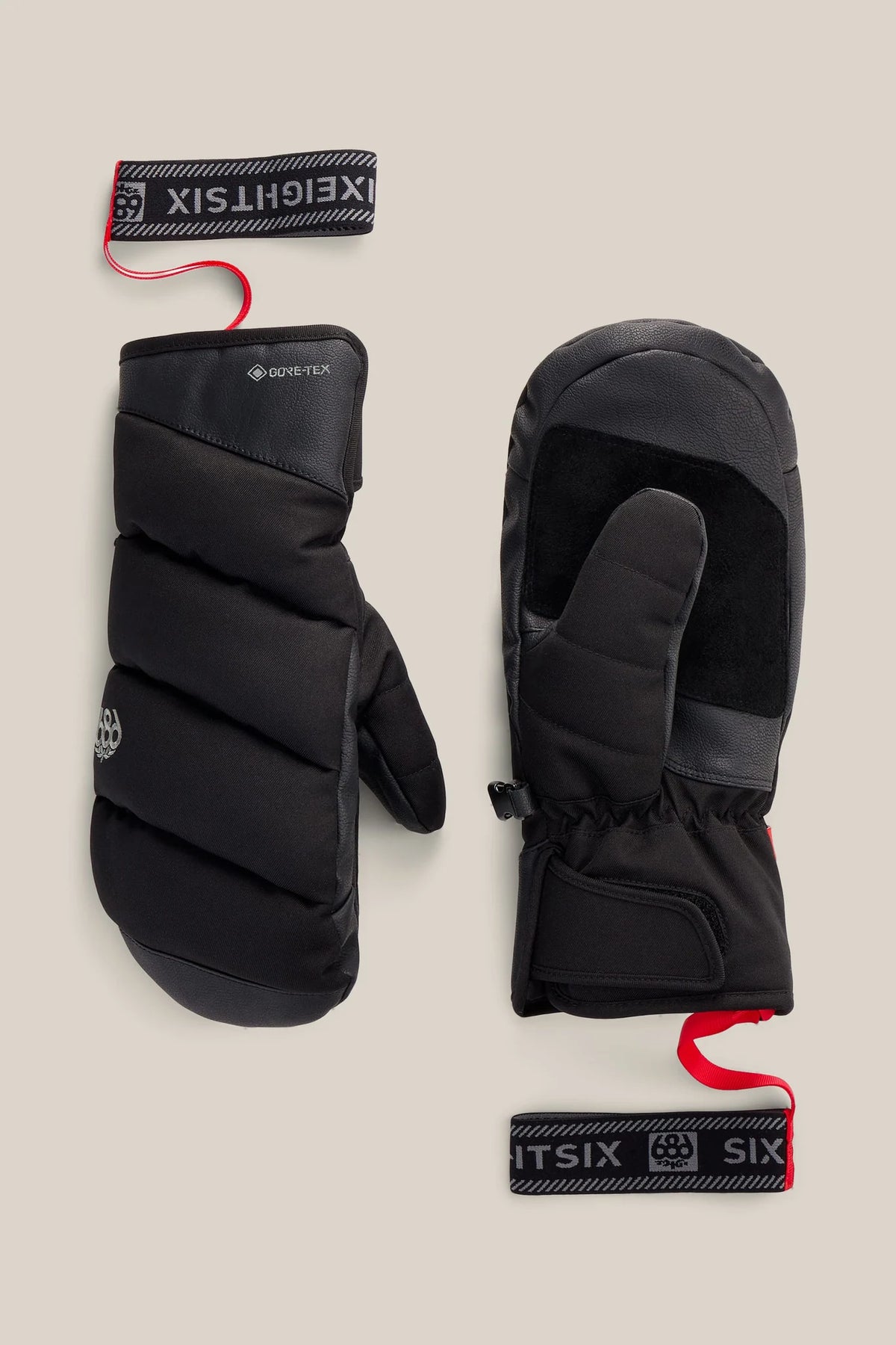 686 Womens GORE-Tex Buffer Insulated Mitt in Black, product view