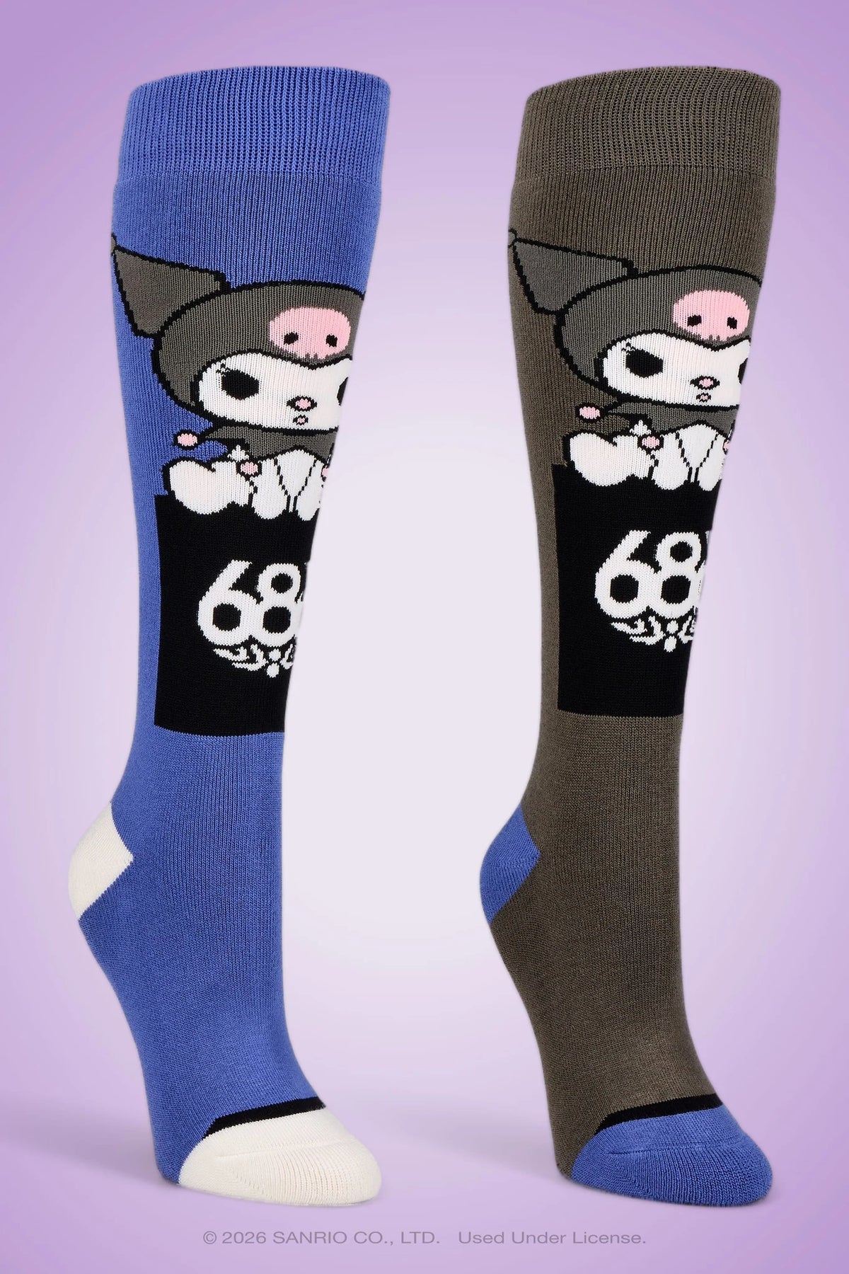 686 Womens Kuromi Sock - 2pk in Assorted, product view