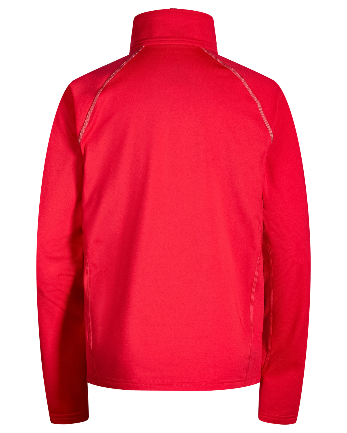 Obermeyer T Oly Baselayer Zip Top in Roma Red, back