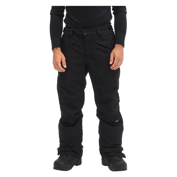 O'Neill Hammer Insulated Pants in Black Out, front view on model