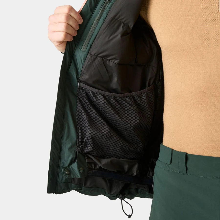 Helly Hansen Kvitfjell Race Puffy Jacket in Dark Jungle, detail