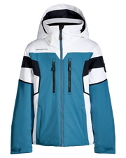 Obermeyer Mach 17 Jacket in Indy Blue, front