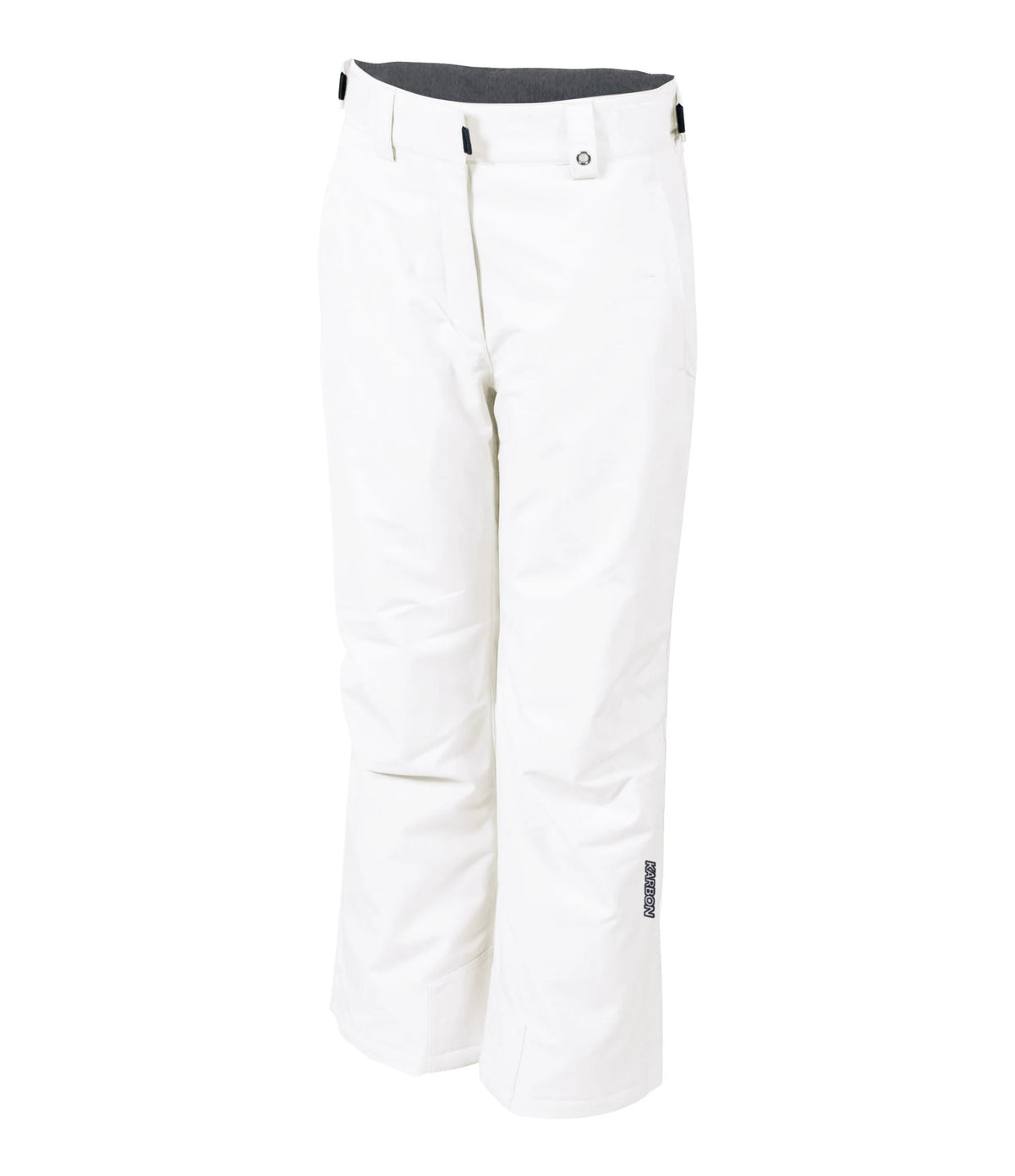 Karbon Halo Junior Pant in Arctic White, front