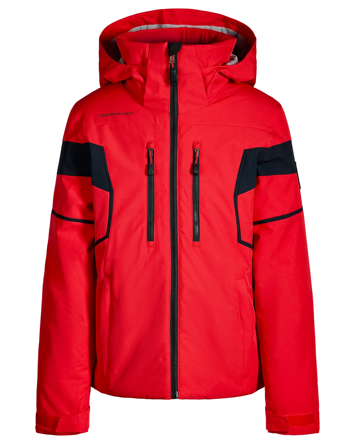 Obermeyer Mach 17 Jacket in Roma Red, front