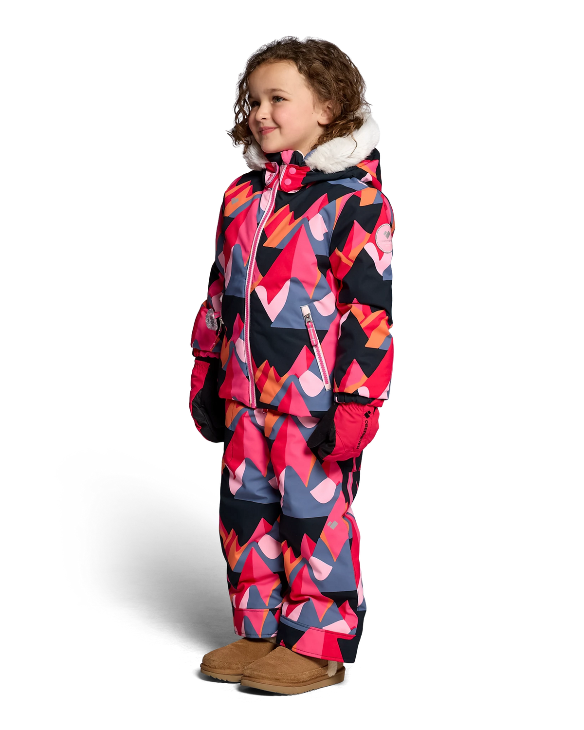 Obermeyer Avery Jacket in Mod Mtn Pink, side