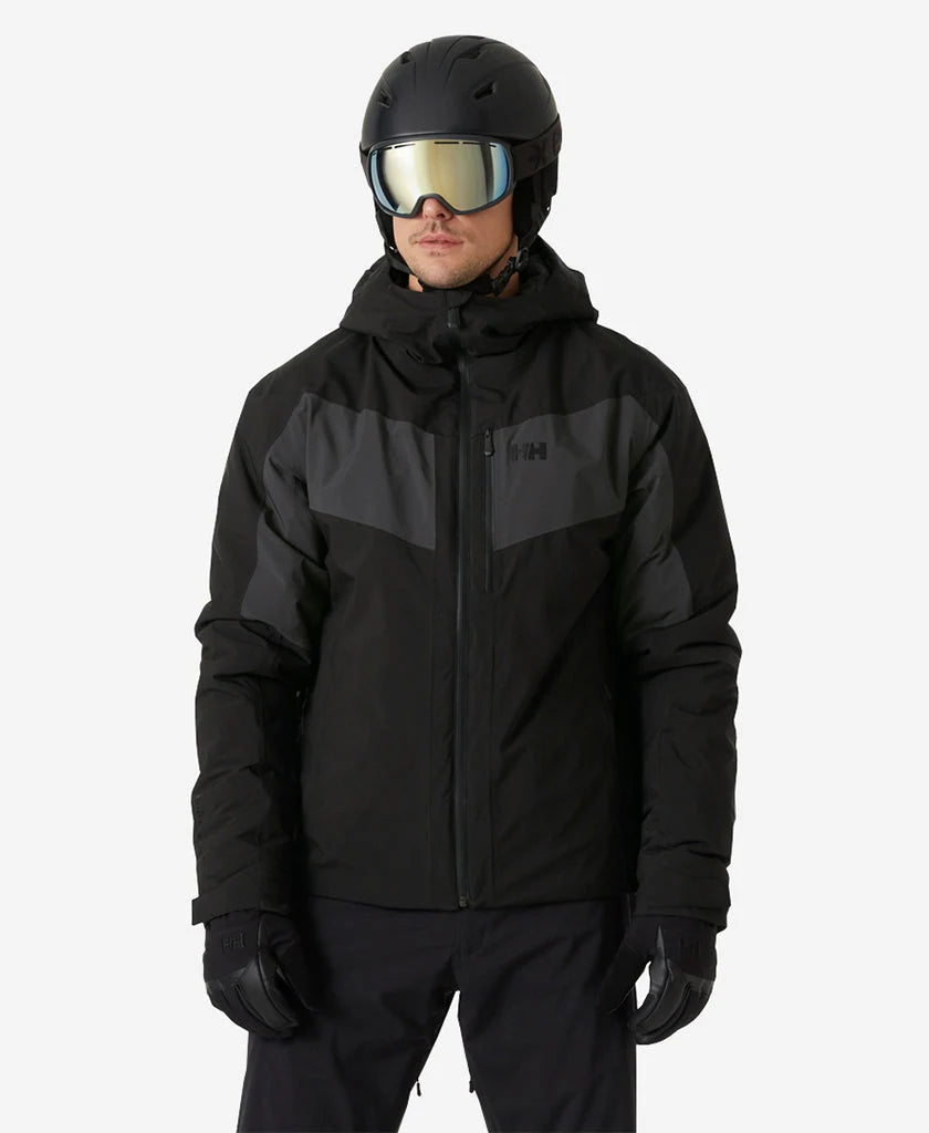 Helly Hansen Carv Lifaloft 2.0 Jacket in Black, on-body front