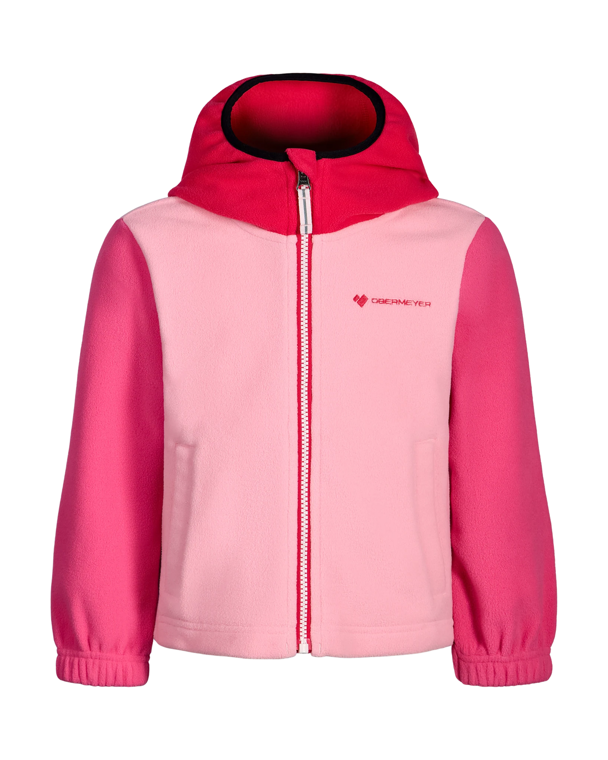 Obermeyer Comfy Cozy Fleece Jacket in Cotton Candy, front