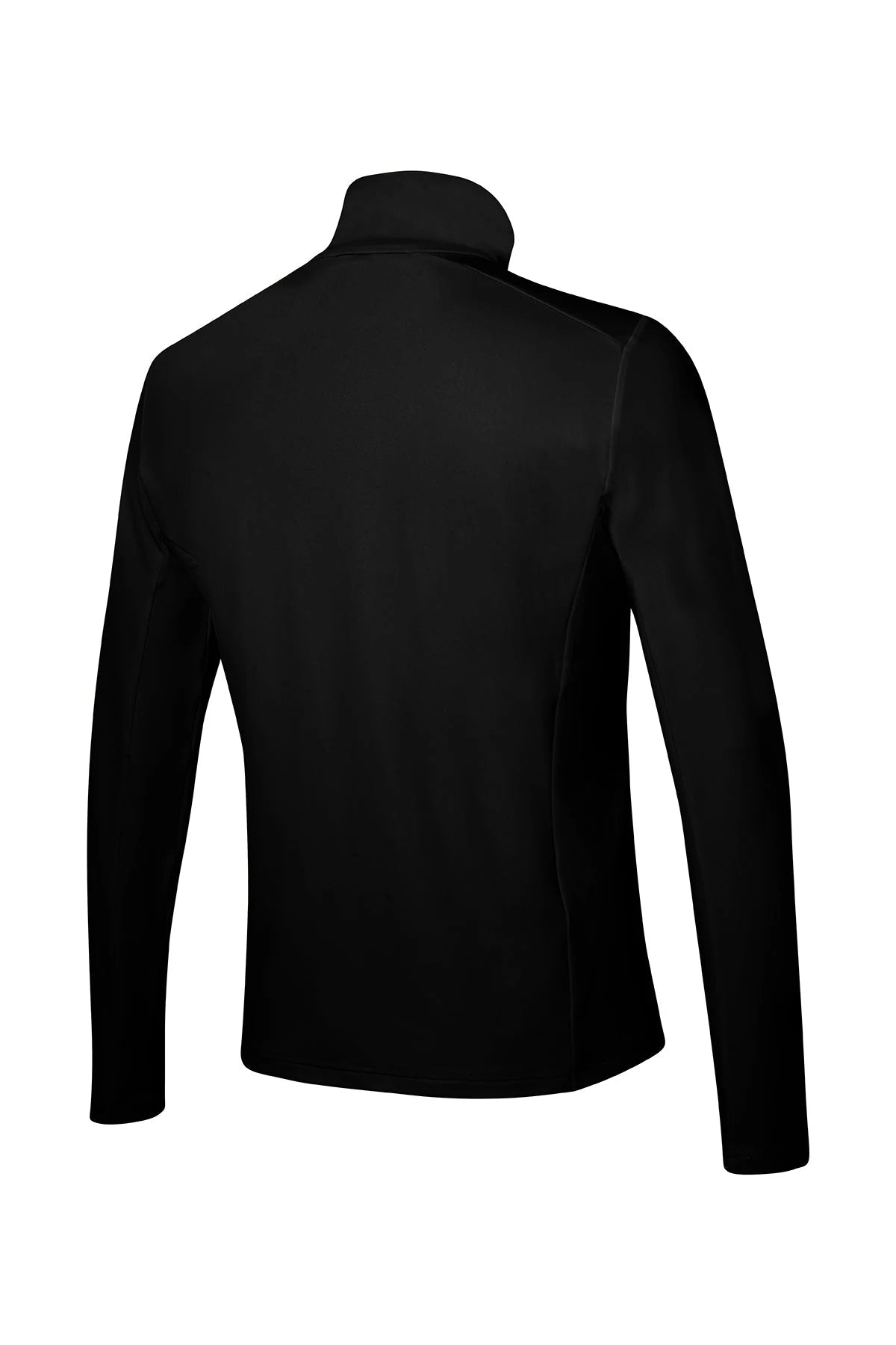 rh+ Yaksa Half Zip Jersey in Black, back view
